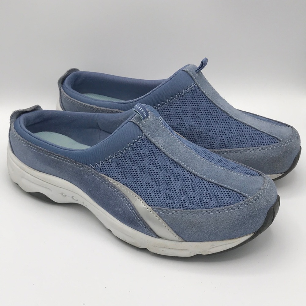 Easy Spirit sneakers, blue walking shoes, size 6